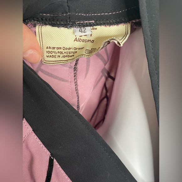 Pink and Black Long Dress/Robe kaftan Kimono - Picture 5 of 5